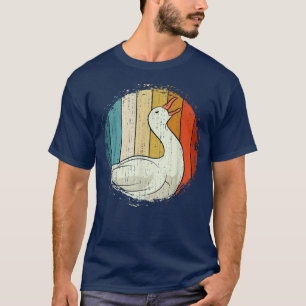 Farm Bird Goose Lover Farmer Animal Retro Goose  T-Shirt