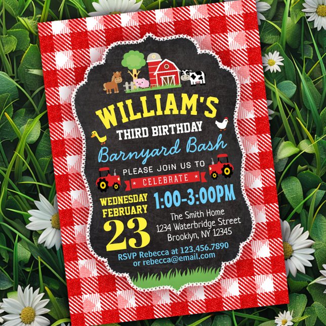 Farm Birthday Party Invitation (Creator Uploaded)