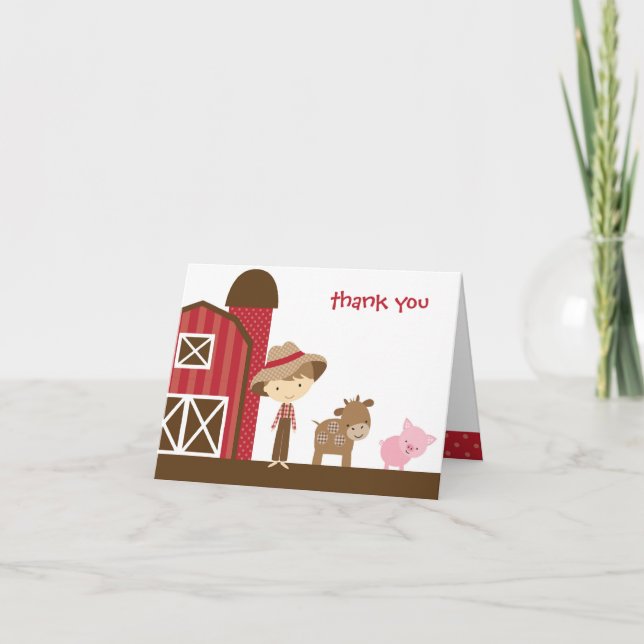 Farm Boy Note Card (Front)