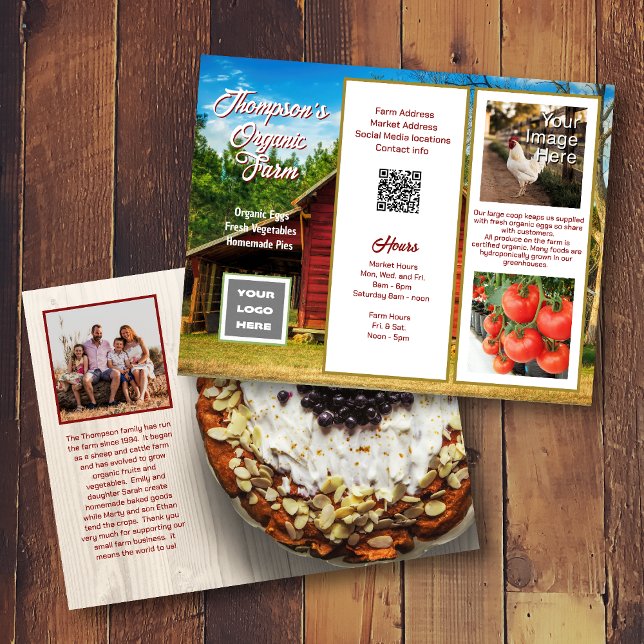 Farm Business Brochure QR code Photos About (Creator Uploaded)