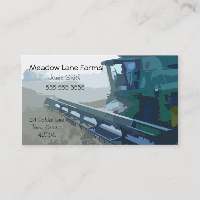Farm Business Card (Front)