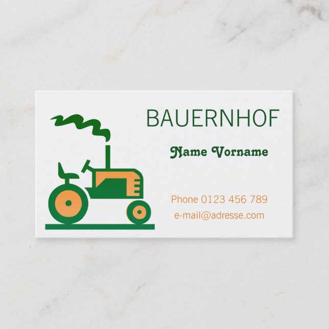 farm business card (Front)