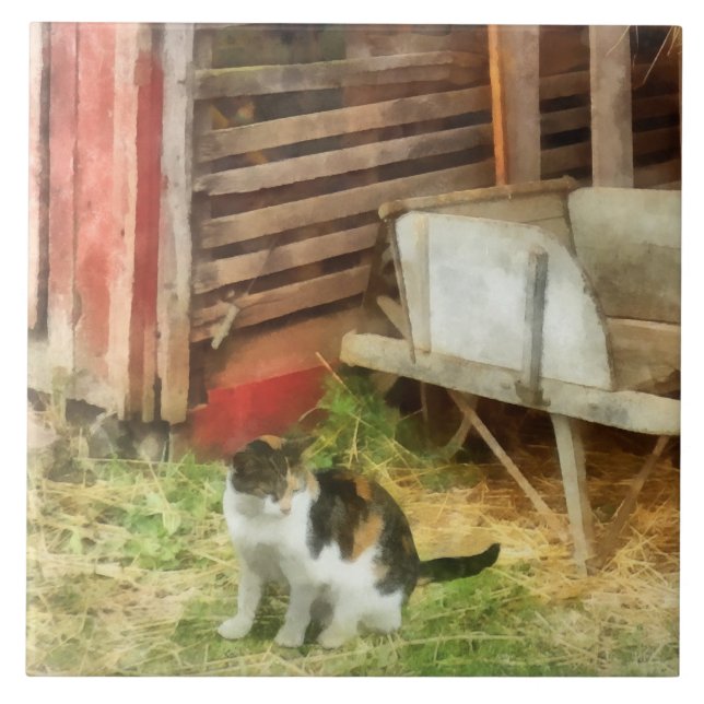 Farm Cat Tile (Front)