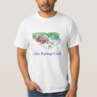farm, Cedar Spring Creek T-Shirt