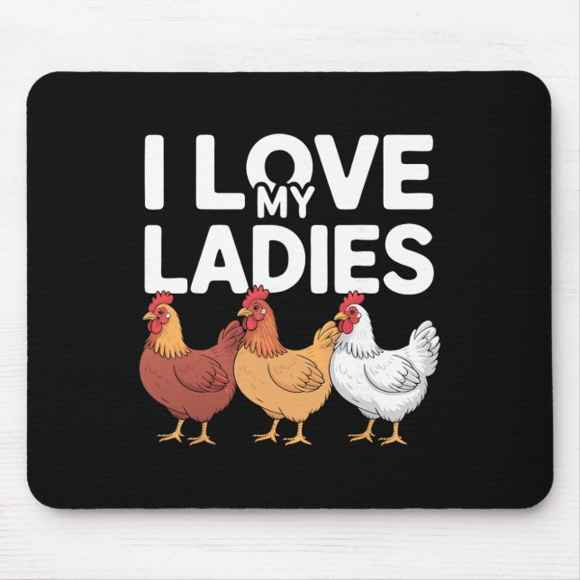 Farm Chicken Keeper Hen Farmer Poultry _3  Mouse Pad (Front)