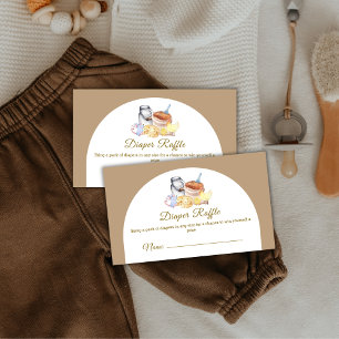 Farm Chicken Mouse Diaper Raffle Baby Shower Enclosure Card