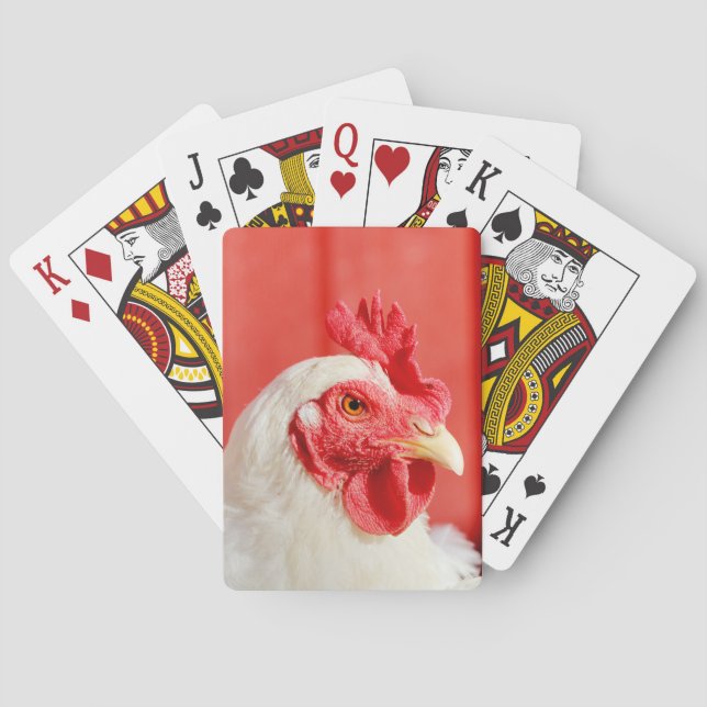 Farm Chicken  Playing Cards (Back)
