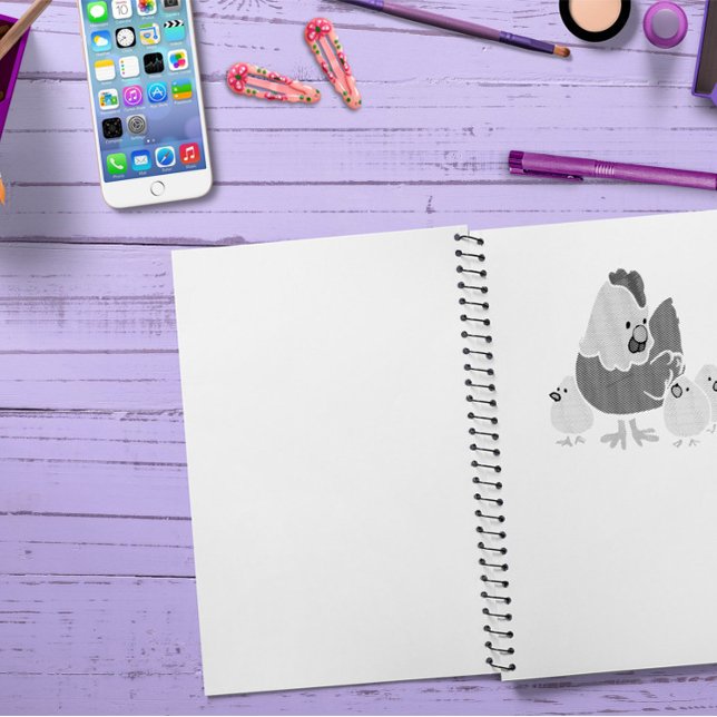 Farm Chicks Wooden Stamp (Creator Uploaded)