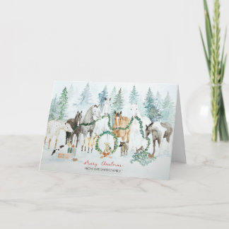 Farm Christmas Card