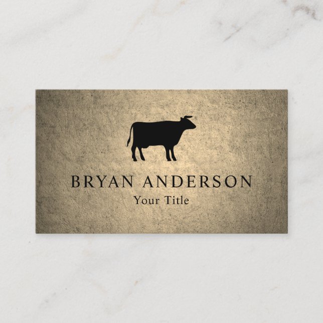 Farm - Cow Business Card (Front)