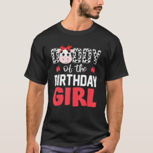 Farm Cow Dad Farmer Matching Family Dad and Daught T-Shirt