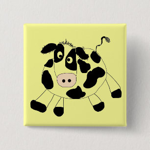 Farm Cow Tshirts and Gifts 15 Cm Square Badge
