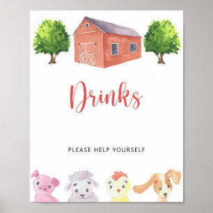 Farm - drinks poster