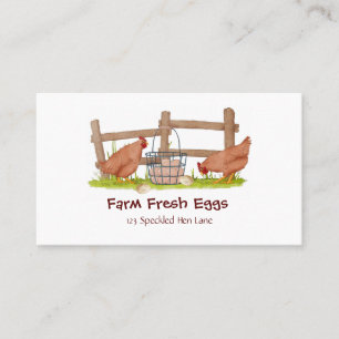 Farm Eggs Business Card