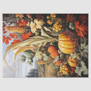 Farm Fall Autumn Pumpkin Decoupage Tissue Paper