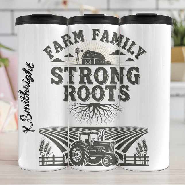 Farm Family Strong Roots Thermal Tumbler (Creator Uploaded)