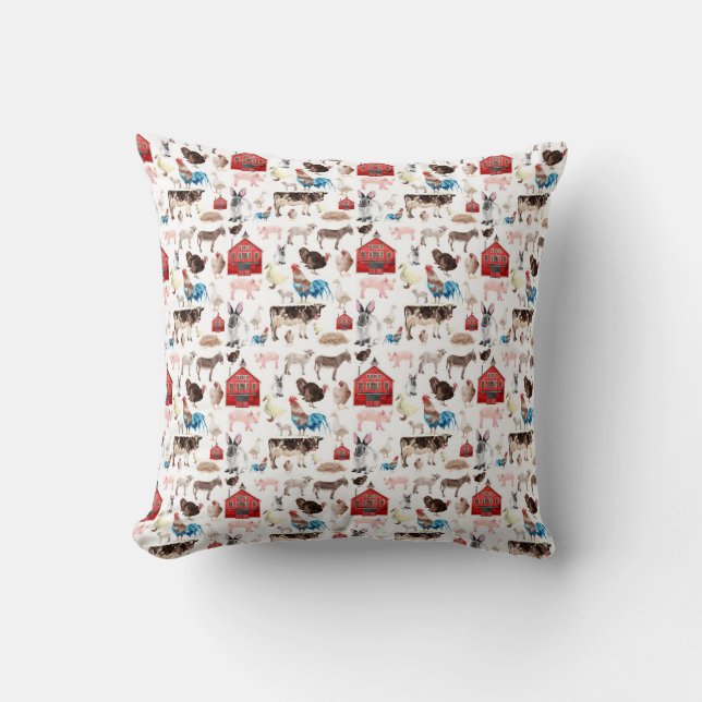 Farm & Farm Animals  Cushion (Front)