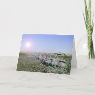 Farm Field Sympathy Card