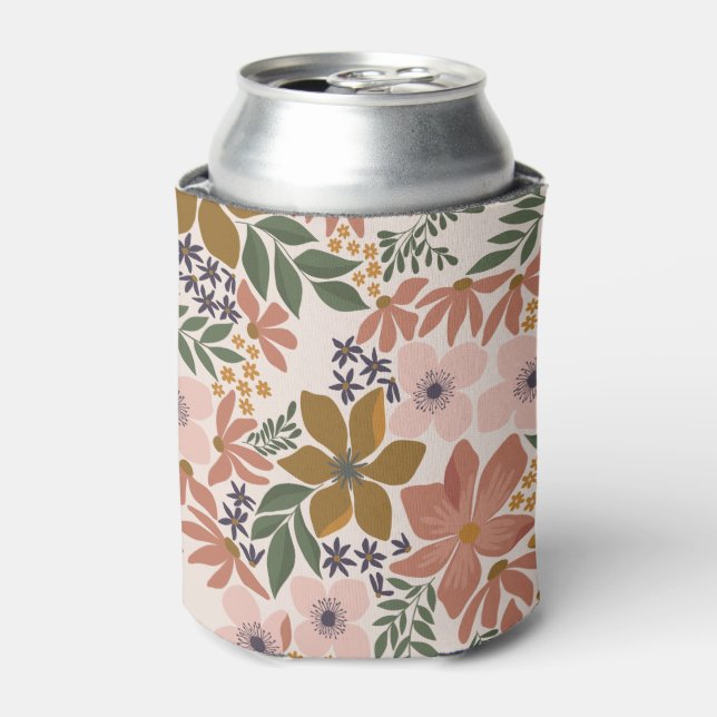Farm Floral  Can Cooler (Can Front)