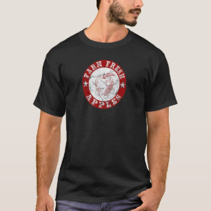 Farm Fresh Apples Vintage Retro T-Shirt