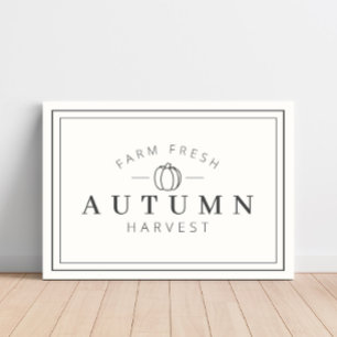 Farm Fresh Autumn Harvest Fall Canvas Print