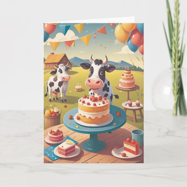 Farm Fresh Birthday Wishes Card (Front)