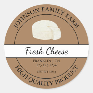 Farm Fresh Cheese Label