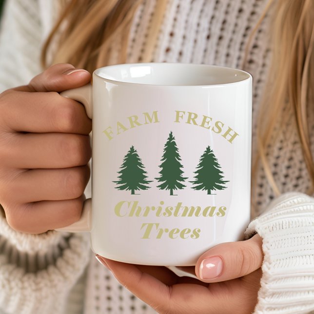 Farm fresh Christmas pine trees Coffee Mug (Creator Uploaded)