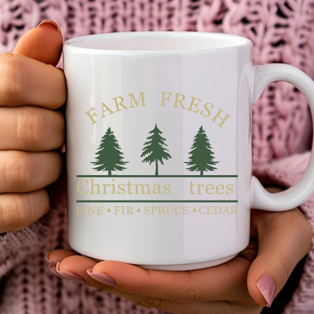 Farm fresh Christmas pine trees Coffee Mug (Creator Uploaded)