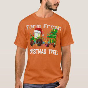 Farm Fresh Christmas Plaid Trees T-Shirt