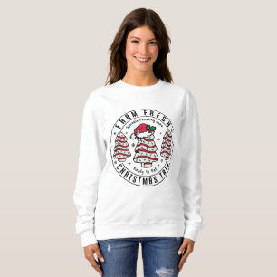 Farm Fresh Christmas Rustic Holiday Farmhouse Sweatshirt