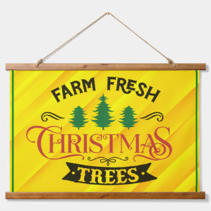Farm Fresh Christmas Trees Design-54394 Hanging Tapestry
