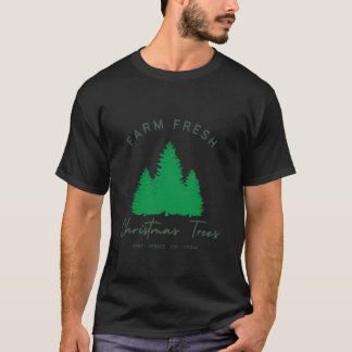 Farm Fresh Christmas Trees Funny Christmas T-Shirt