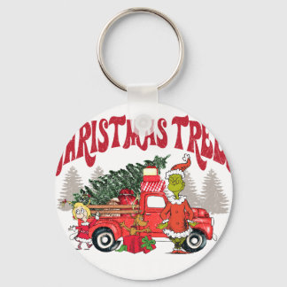 farm fresh christmas trees grinch key ring