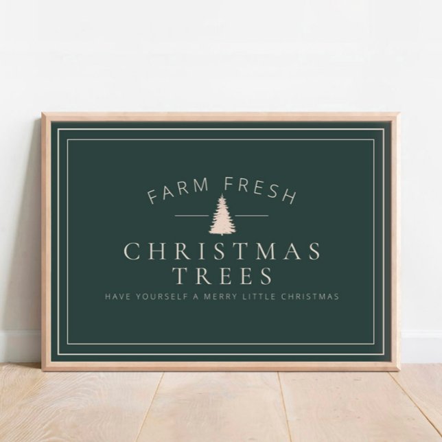 Farm Fresh Christmas Trees Holiday Matte Poster (Creator Uploaded)