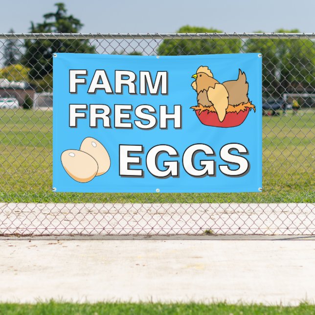 Farm Fresh Eggs Banner (Insitu)