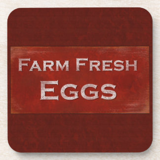Farm Fresh Eggs Coaster