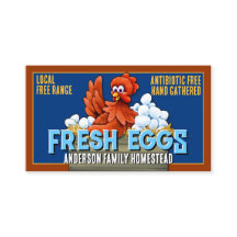 Farm Fresh Eggs Colourful Homestead Egg Farm