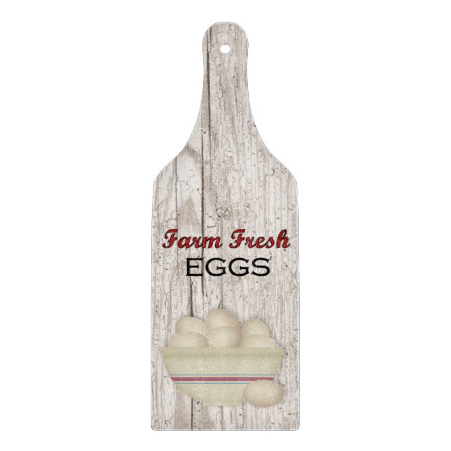 Farm Fresh Eggs Cutting Board (Front)