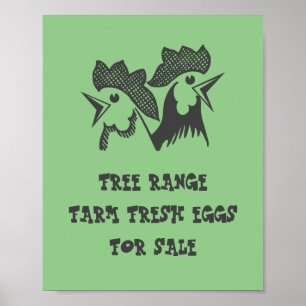 Farm Fresh Eggs Poster