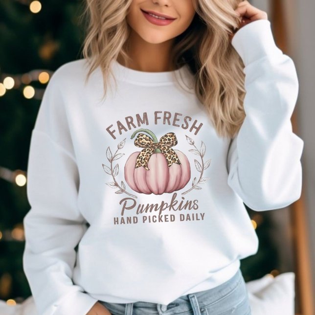 Farm Fresh Hand Picked Pumpkins Autumn Fall Sweatshirt (Creator Uploaded)