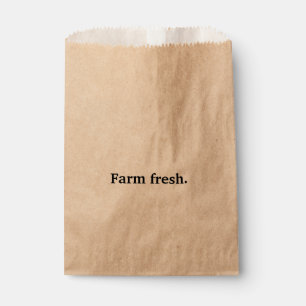 Farm Fresh Local Food Favour Bags