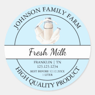 Farm Fresh Milk Label