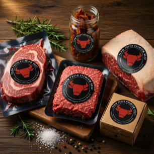 Farm Fresh Premium Beef Business Product Label