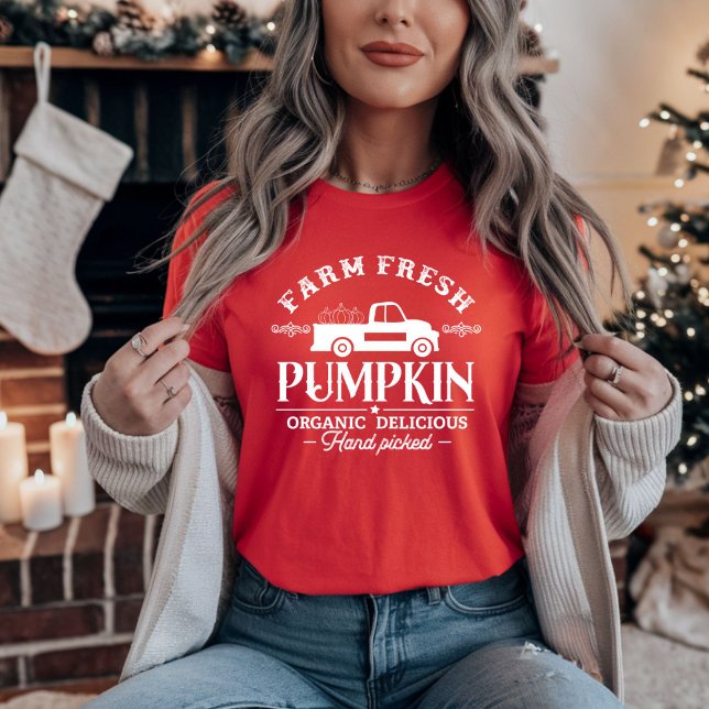 Farm Fresh Pumpkin Organic Delicious T-Shirt (Creator Uploaded)