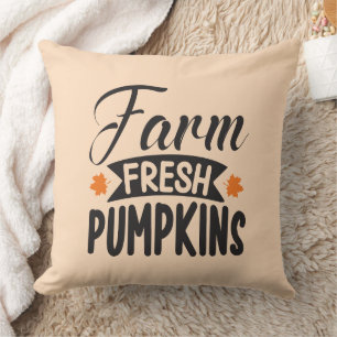 Farm Fresh Pumpkins Cushion