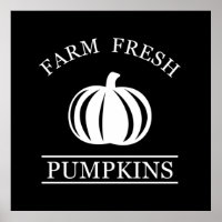 Farm fresh pumpkins fall autumn