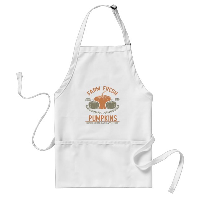 Farm Fresh Pumpkins | Hand Picked Standard Apron (Front)