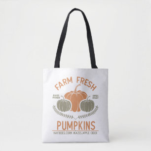 Farm Fresh Pumpkins Hand Picked Tote Bag