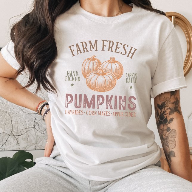 Farm Fresh Pumpkins Tri-Blend Shirt (Creator Uploaded)